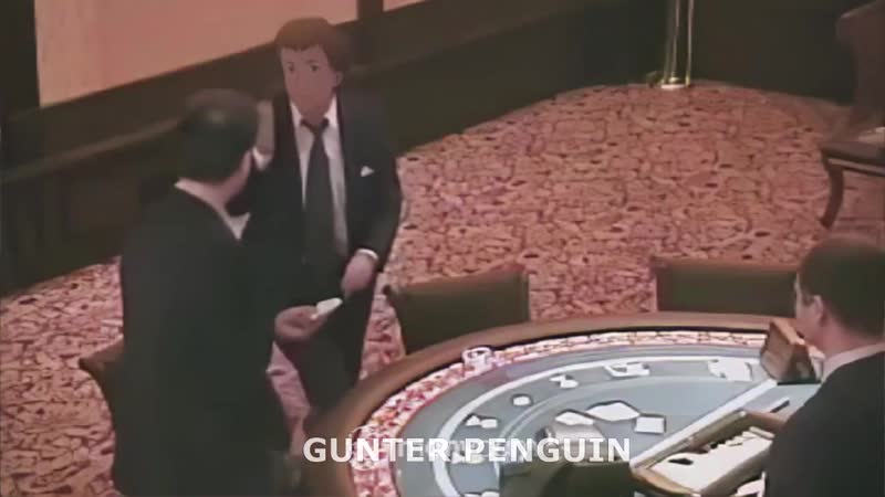 [gunter penguin] аниме случай в казино