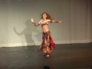 Maria at 'broadway review' ~ belly dance ~ ne me quitte pas 1721