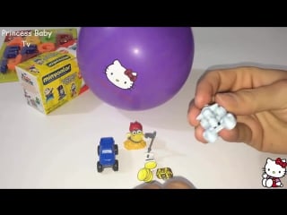 Hello kitty minion porn surprise eggs toys hello kitty balloon minion egg