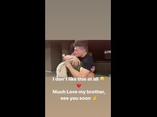 Kellam saying goodbye