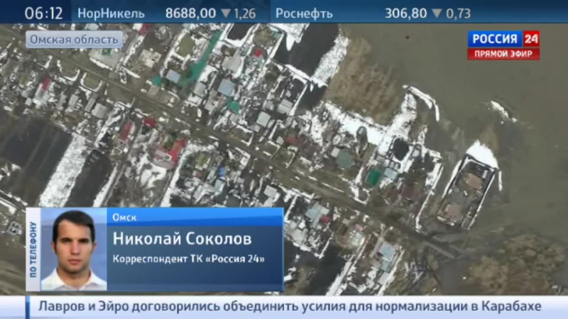 Омская область под водой в регионе начался мощный паводок