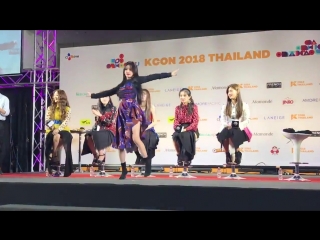 180930 (g)i dle's soojin meet&greet kcon in thailand @ fancam