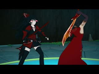 Rwby #070 рейвен vs синдер