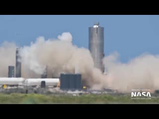 Spacex boca chica sn5 static fire success