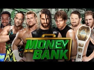 Kofi kingston vs rob van dam vs dolph ziggler vs seth rollins vs dean ambrose vs jack swagger money in the bank (2014)