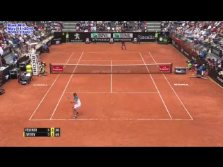 Federer vs zverev rome may 11, 2016 highlights best rallies