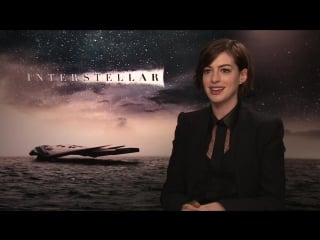 Anne hathaway christopher nolan is the best of humanity interstellar interview
