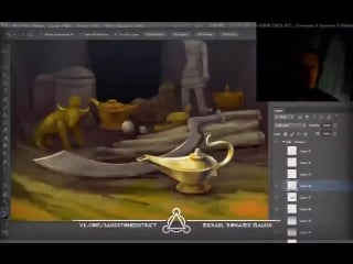 Ethnor making of "the ritual" cover art