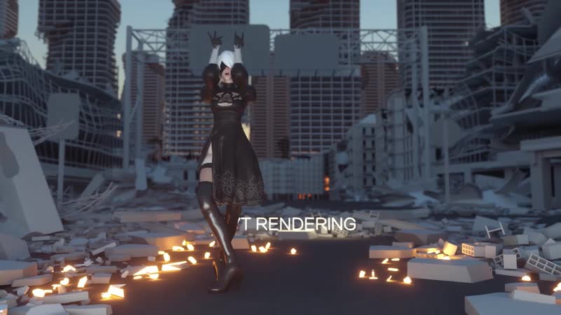 [77t rendering] 〓dreamcatcher scream〓2b〓【mmd】【82】