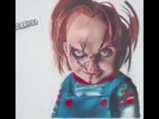 Рисунок чаки из "проклятие чаки"/art chucky from "curse of chucky"