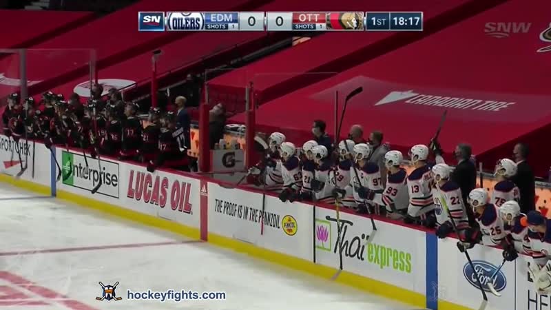 Zack kassian vs erik gudbranson feb 8, 2021