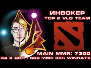 Dota2 | 7300 mmr | 95% winrate