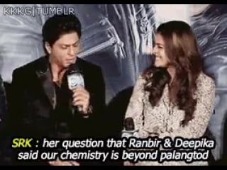 Ranbir & deepika said our chemistry is beyond palangtod !