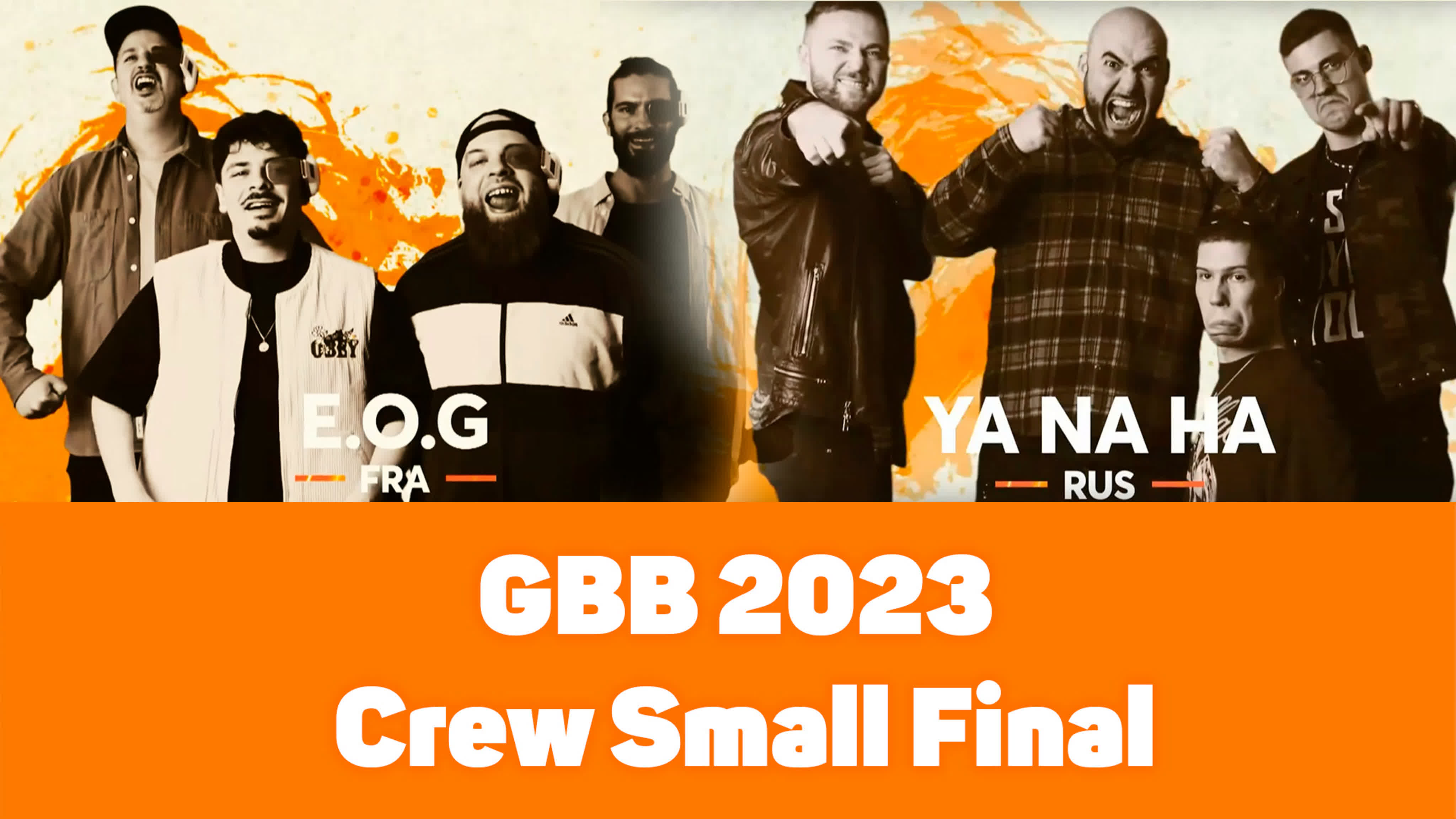 E o g vs ya na ha | grand beatbox battle 2023 world league | crew (small  final) live