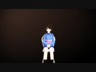 (mmd x undertale) control (frisk x chara)
