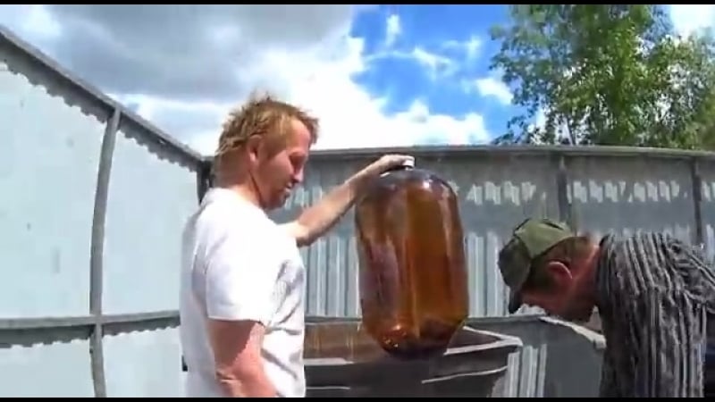 Алкаши испытали на прочность пивной кег