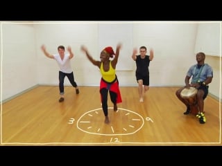 Five(ish) minute dance lesson african dance lesson 3 dancing on the clock