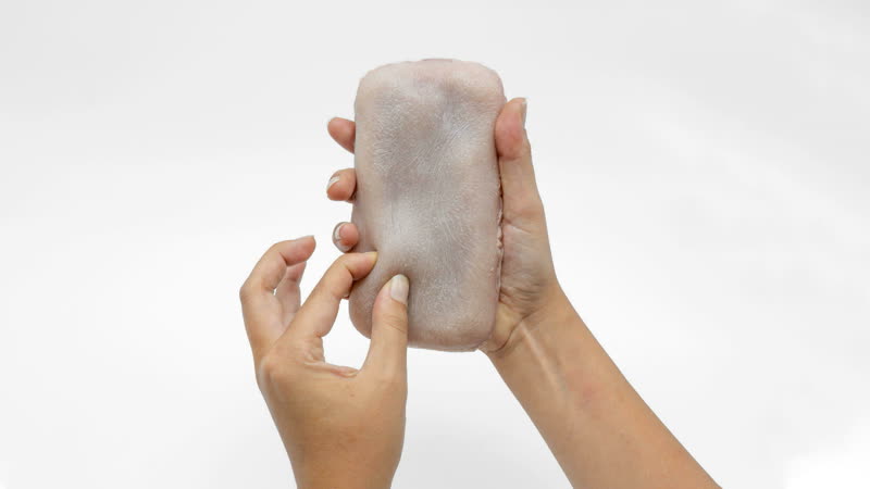 A mobile device covered with human skin? skin on interfaces