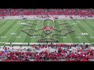 Ohio stane univercity marching band video game half time show