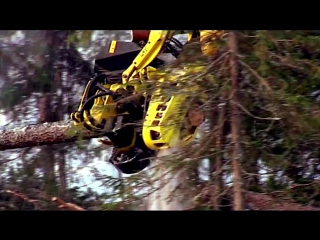 Лесная машина на базе экскаватора john deere