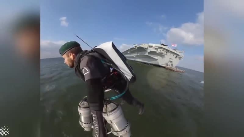 Real life iron man showcased his jetpack technology to military teams