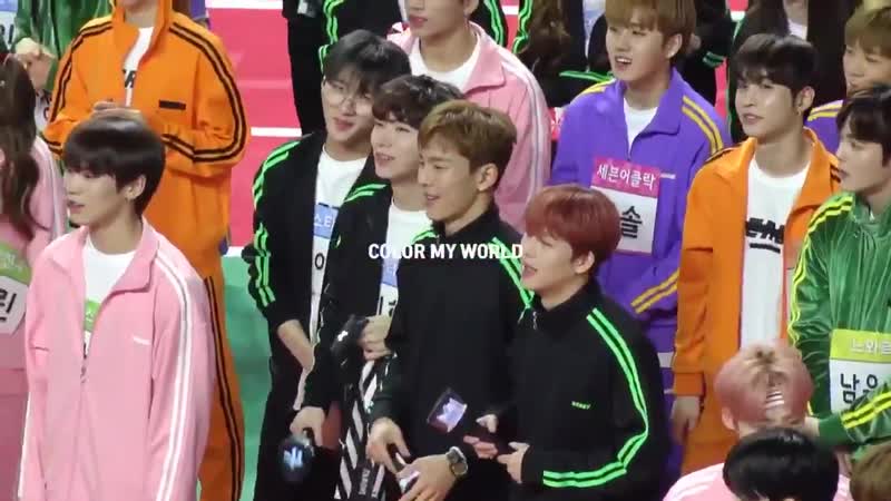 [190107] monsta x fancam (kihyun focus) @ idol star athletics championships 2019