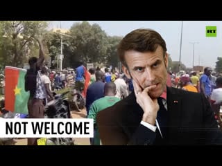 'get lost' | drc locals decry macron's africa tour