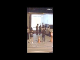 Amber, luna&krystal leaving sm building (150827)