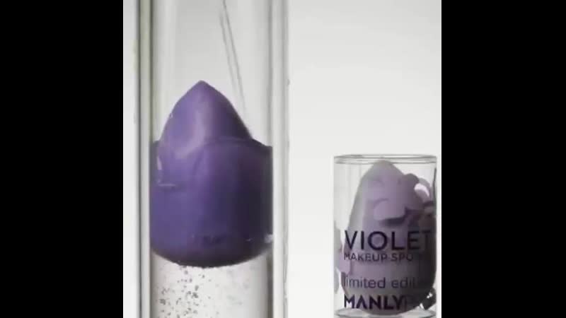 Sound on 🎼 🌸🌸🌸 весенний лимитированный спонж violet sponge / фиалка #manlypro 🌸🌸🌸 ультрамягкий нежный спонж с вельветовым микроф