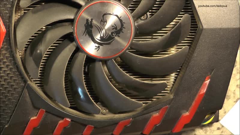 Клеим лопасть msi rx480