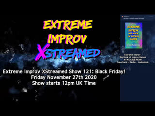 Porn improv xstreamed show 121 black friday! november 27th 2020