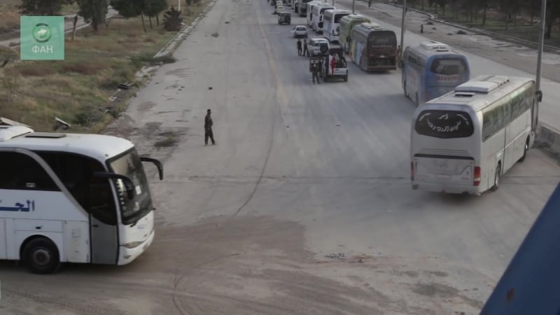 Сирия возвращает восточную гуту съемочная группа фан запечатлела эвакуацию боевиков «ахрар аш шам» из харасты