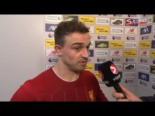 Shaqiri to be honest, its my biggest dream to win the premier league with this club to give the fans the title after 30 years