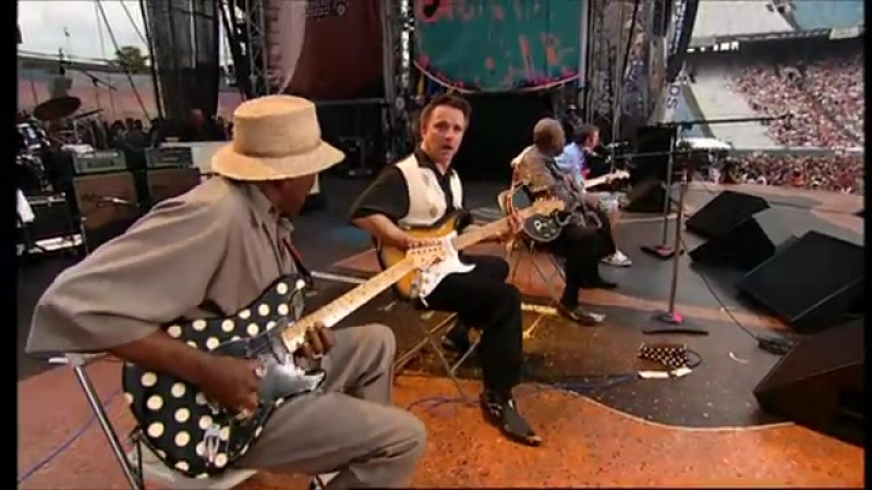 Eric clapton, bb king, buddy guy, jimmie vaughn rock me baby (crossroads 2004)