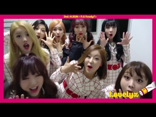 170306 ღ lovelyz message ღ mv backstage