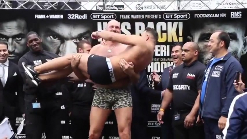 Дурдом на взвешивании тайсон фьюри vs сефер сефери 🤣