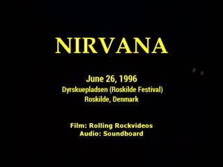 Nirvana live at dyrskuepladsen, roskilde, denmark, [full show]