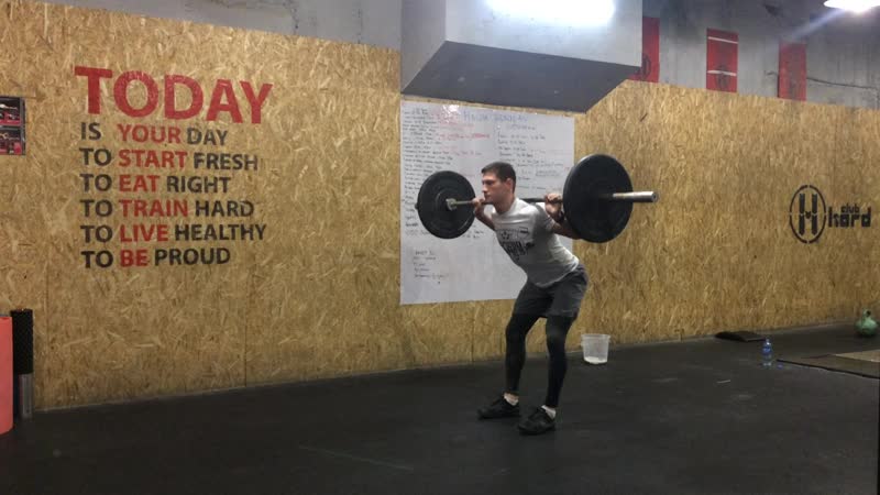 Наклоны со штангой