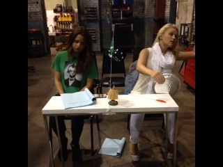 Emily osment and aimee carrero #youngandhungry #acting