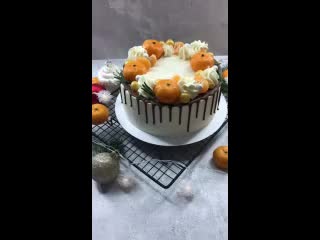 Тортик «пряный мандарин»