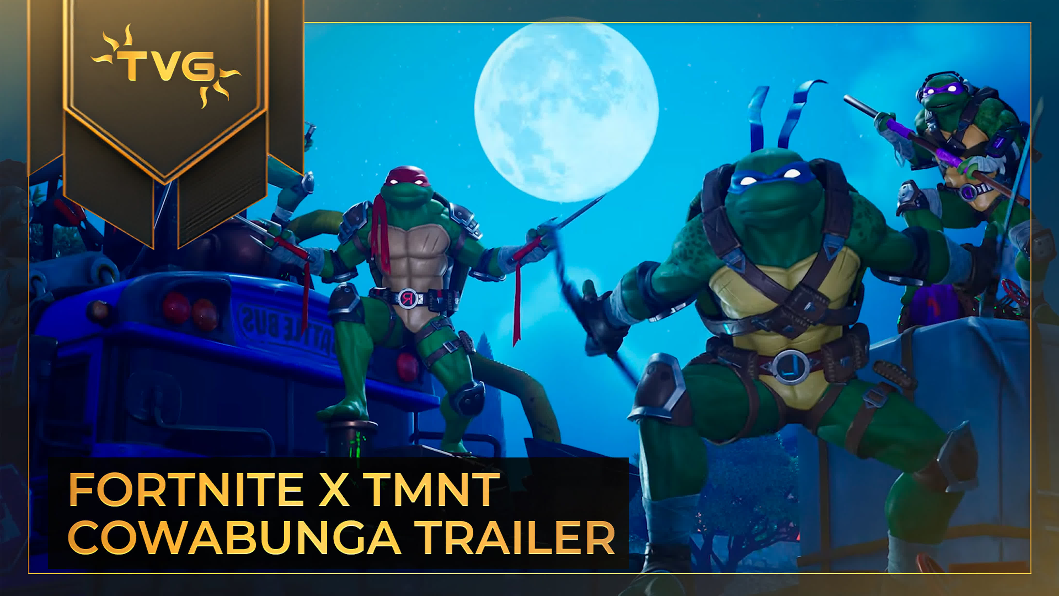 Fortnite x tmnt present cowabunga | gameplay trailer