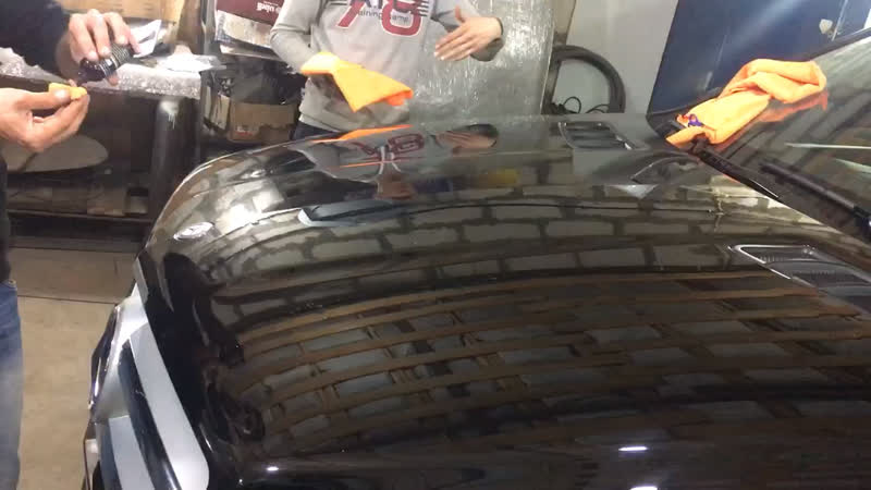 Нанесение ceramic pro 9h