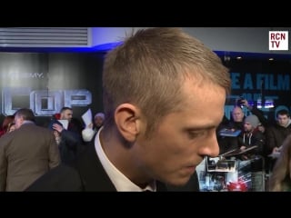 Robocop premiere interviews joel kinnaman, abbie cornish josé padilha