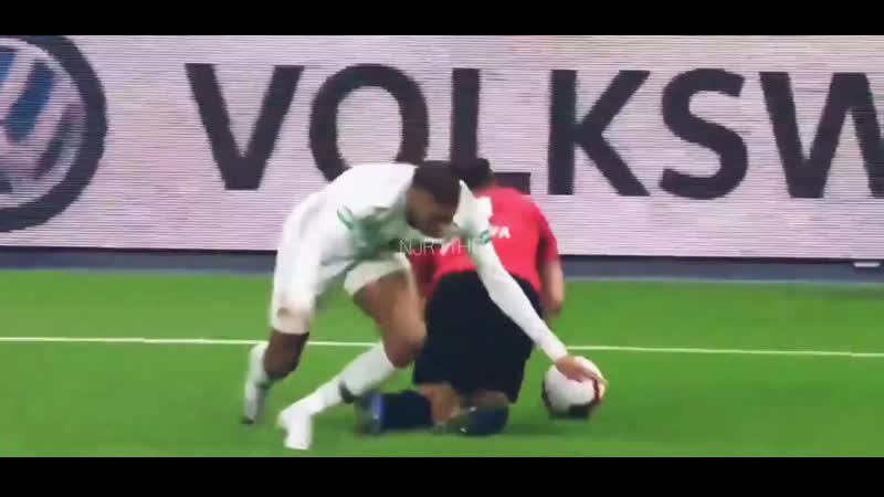 Kylian mbappe red card for brutal faul stade rennais vs psg 2 2 (coupe de france) 2019 hd