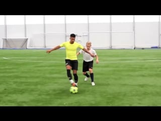 Incredible soccer matchplay skills