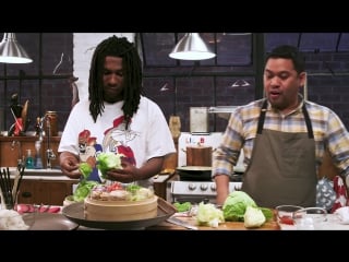 Thai lettuce wraps recipe, food makes me happy w⁄ lil b the based god