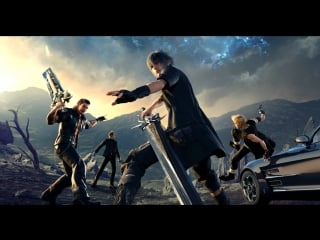 Final fantasy xv # японские мужики укладывают челку гелем