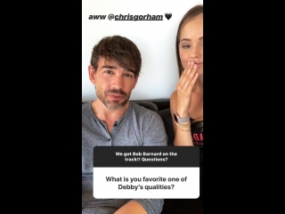 Instastories @debbyryan and @chrisgorha