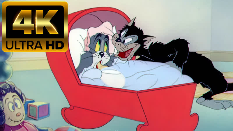 012 tom and jerry baby puss (том и джерри крошка кисуля) 1943 4к