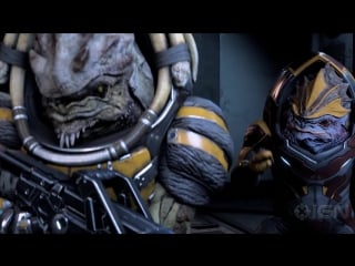 Mass effect andromeda introducing drack your krogan teammate (4k) ign first